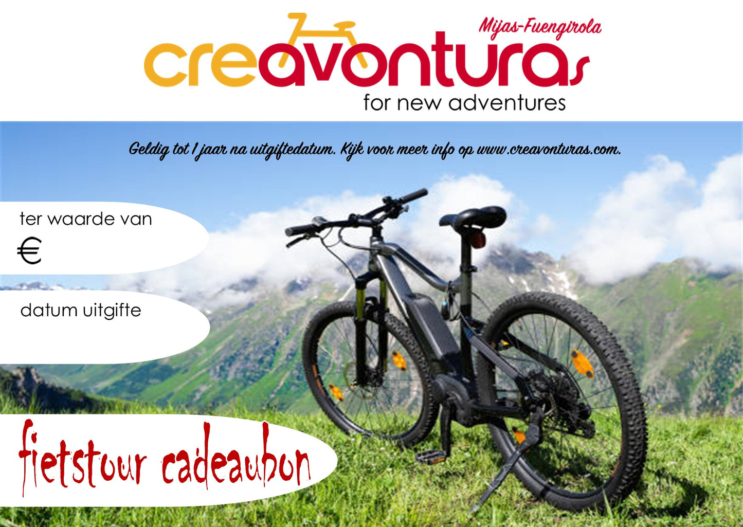 Fietstour Cadeaubon | Verras je Geliefden met een Unieke Ervaring